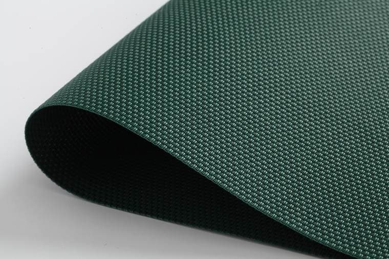 Dark green visual reference Trailer Side Cover Mesh, model AOL-TCM-011