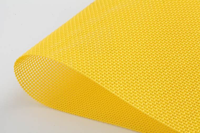 Yellow visual reference Colored Textilene Mesh Fabric, model AOL-TF-006